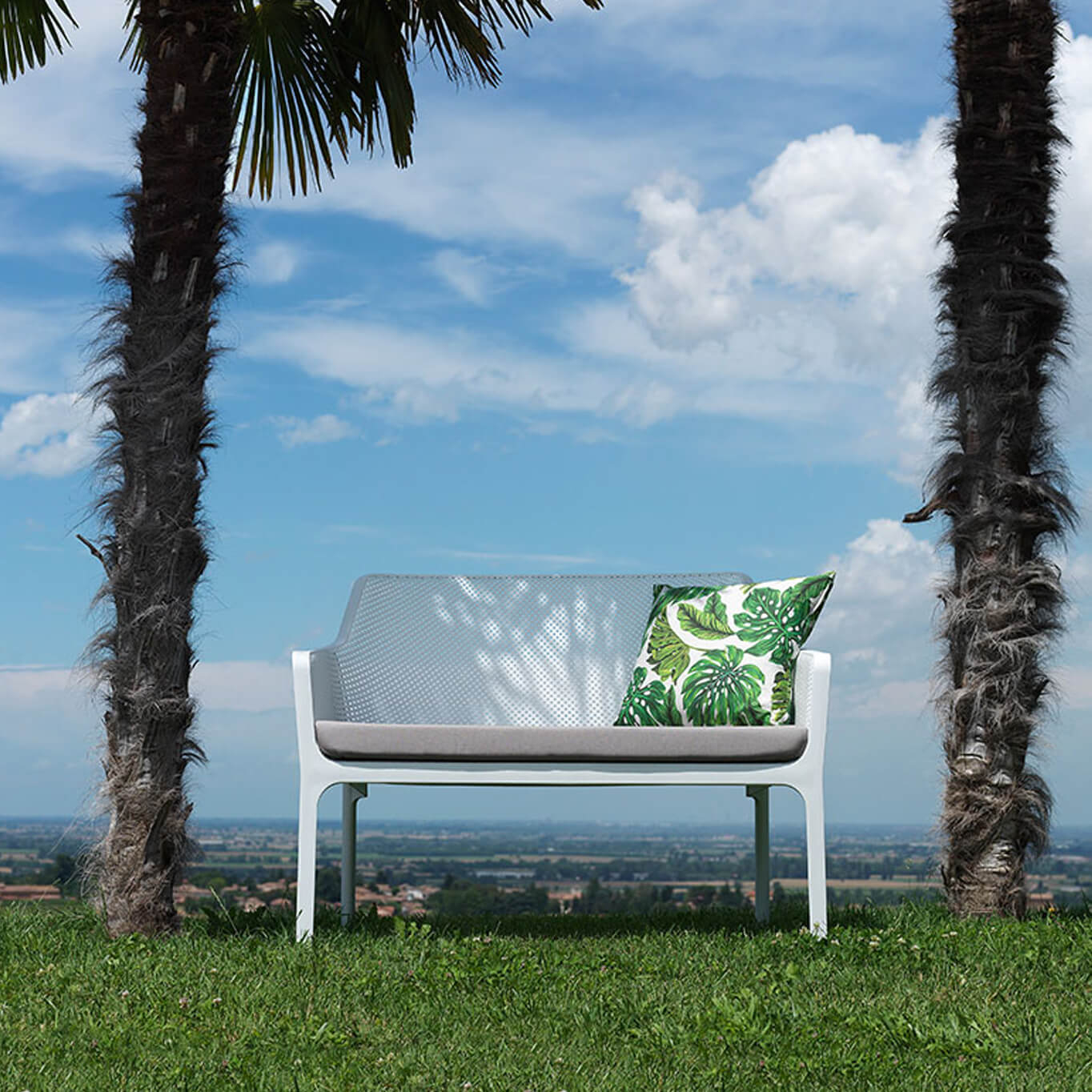 Banc extérieur NET Blanc NARDI