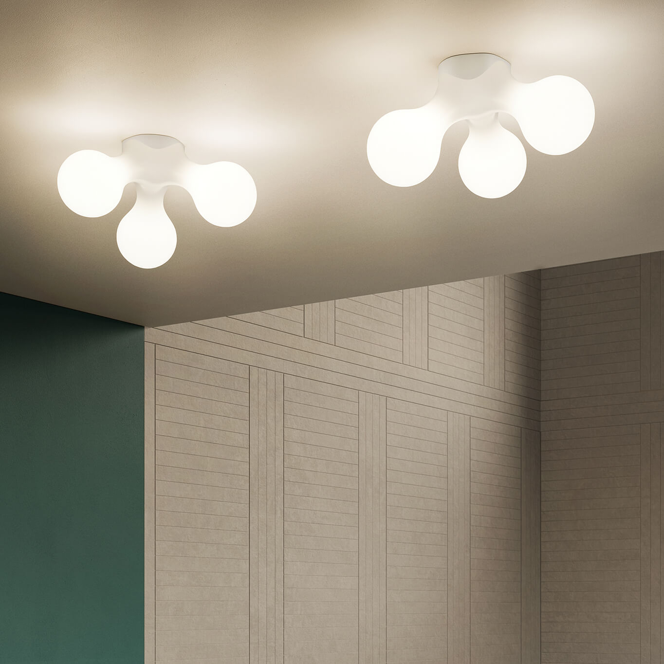 Applique ATOMIUM Blanc KDLN