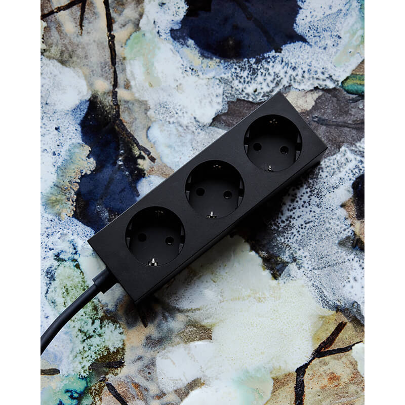 Multiprise POWER 2 m Charbon PEDESTAL