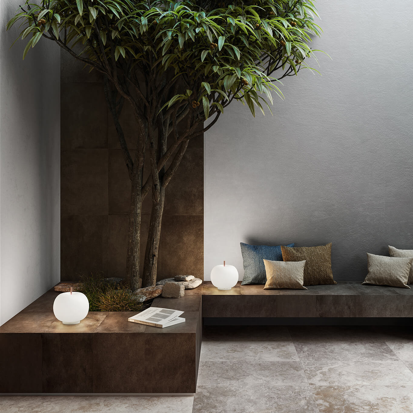 Lampe à poser KUSHI MOBILE Noir KDLN