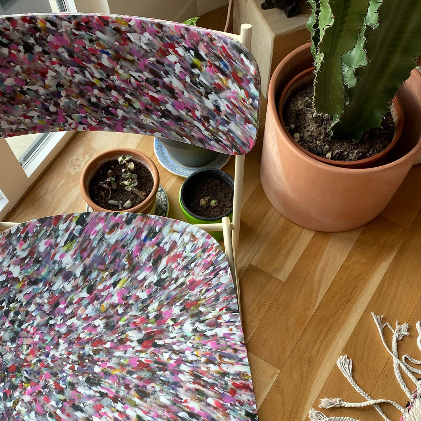 Tabouret haut SEN 95.6 Multicolore/ blanc NOMA