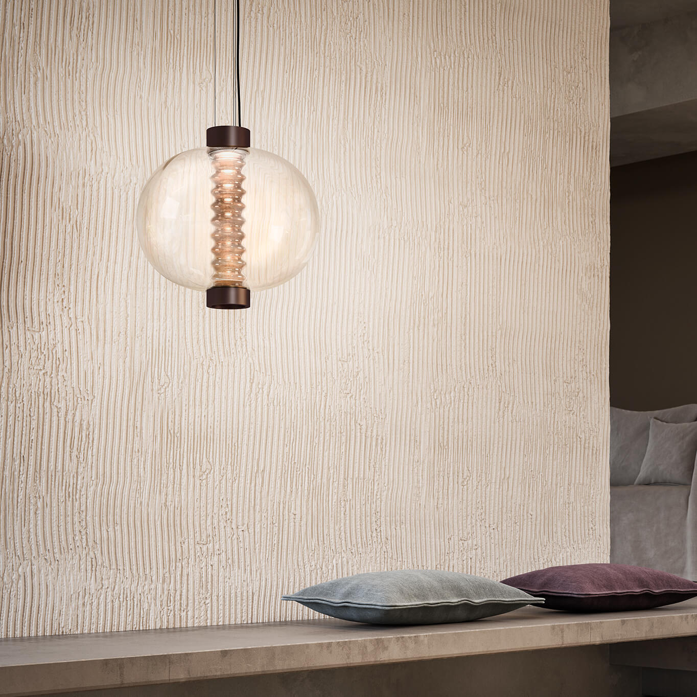 Suspension BOLHA Ambre KDLN