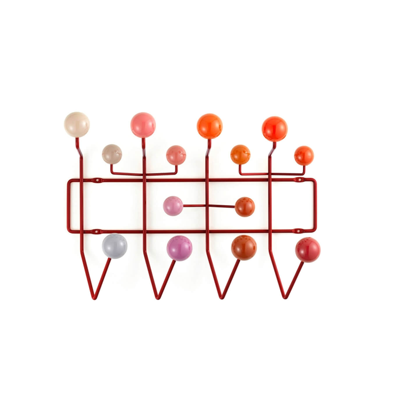 Porte-manteau Portemanteau HANG IT ALL Rouge VITRA