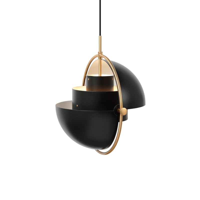 Suspension MULTI-LITE Laiton/ noir GUBI