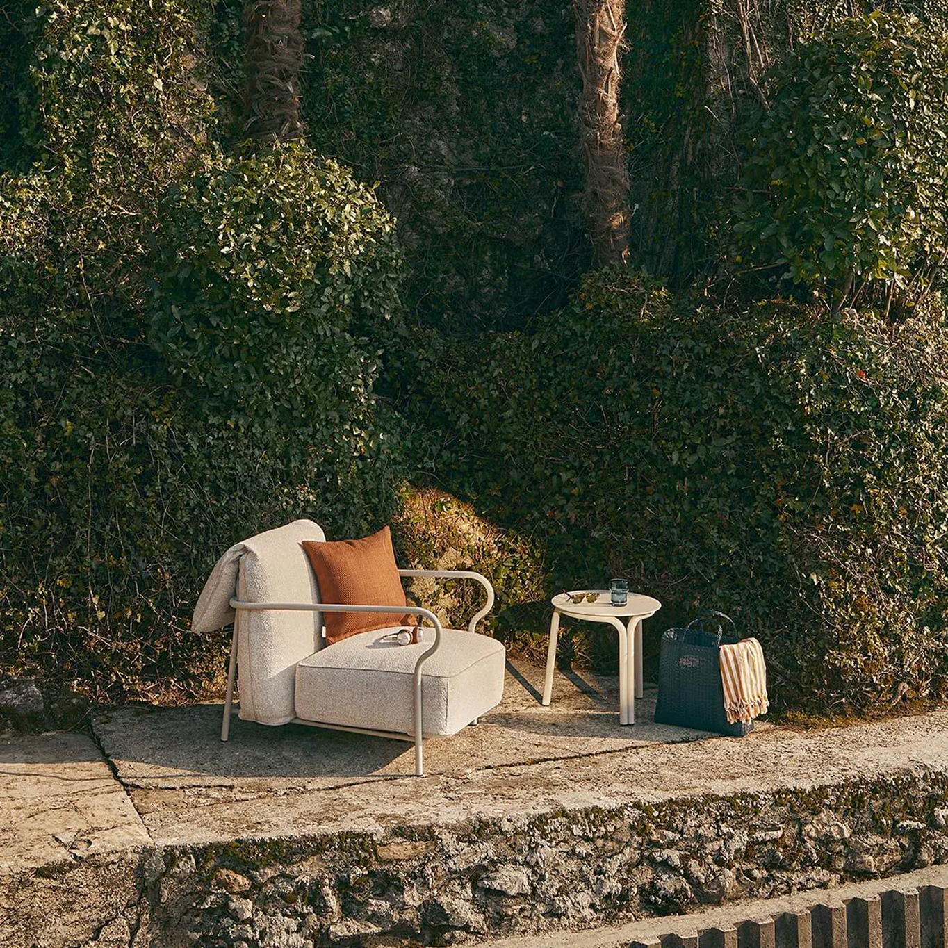 Fauteuil extérieur SALO Sable/ Nuvola UNOPIÙ