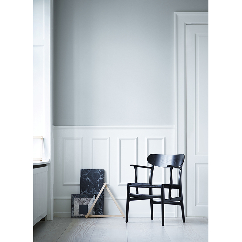 Chaise CH26 Chêne noir/ corde noire CARL HANSEN