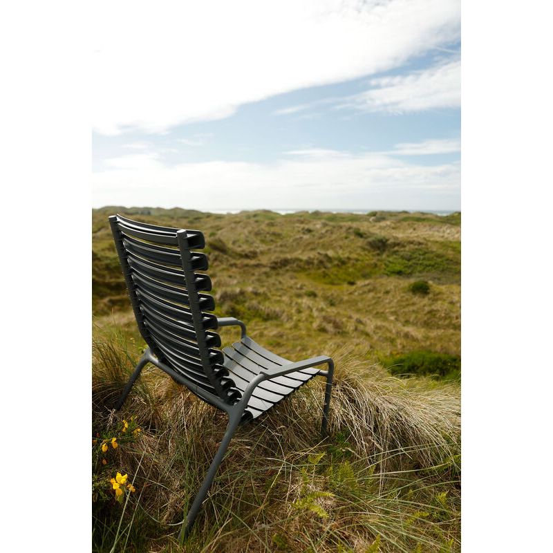 Fauteuil extérieur Fauteuil RECLIPS Vert olive HOUE