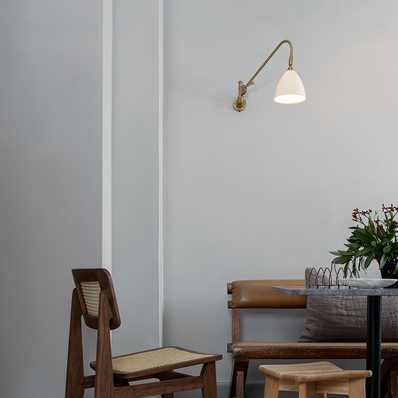 Applique BESTLITE BL6 Laiton/ blanc GUBI