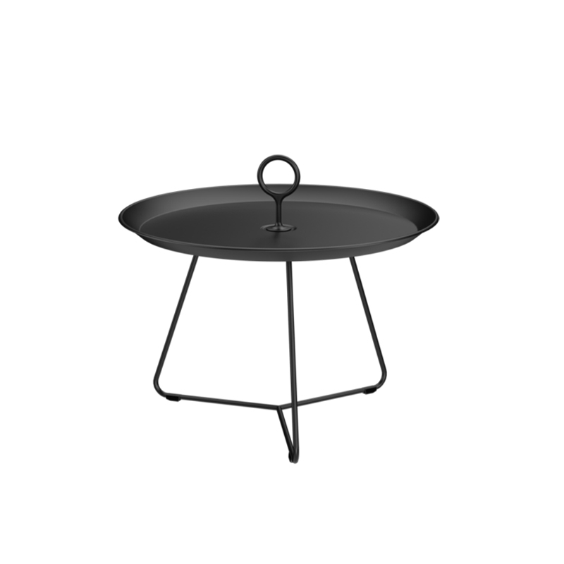 Table basse extérieur Table basse EYELET Ø 57,5 Noir HOUE