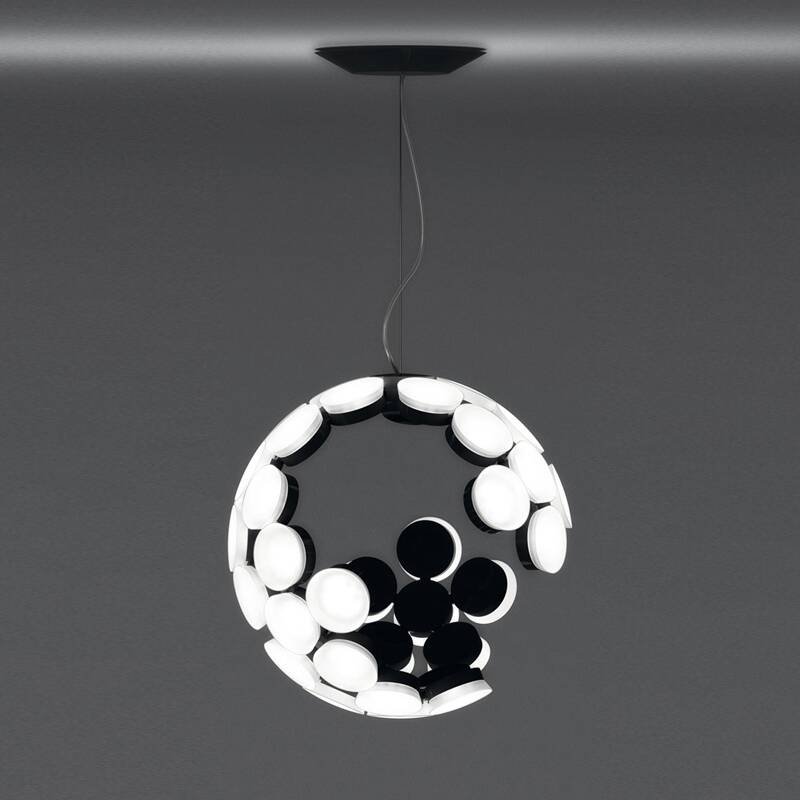 Suspension SCOPAS Blanc et noir ARTEMIDE