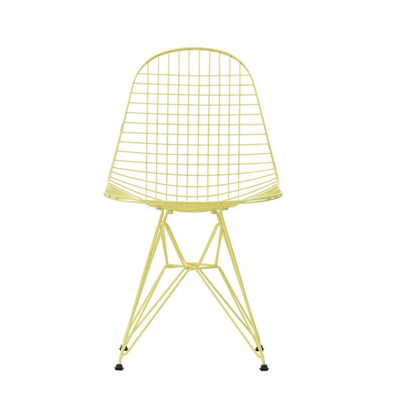 Chaise EAMES WIRE CHAIR DKR Citron VITRA