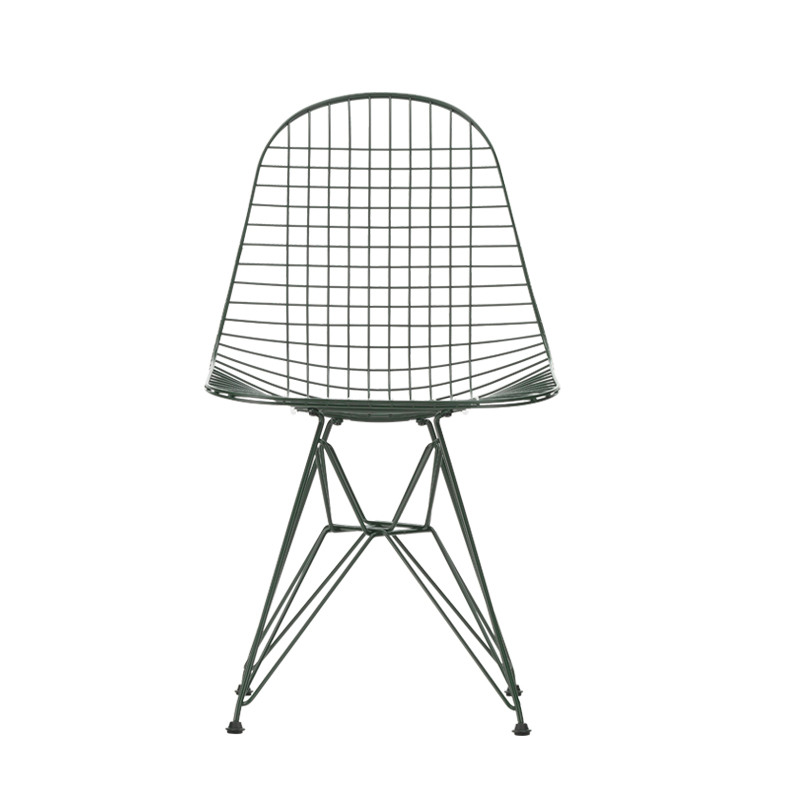 Chaise EAMES WIRE CHAIR DKR Vert foncé VITRA