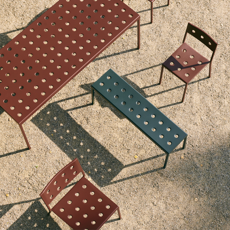 Banc extérieur Banc BALCONY L 165 Beige HAY