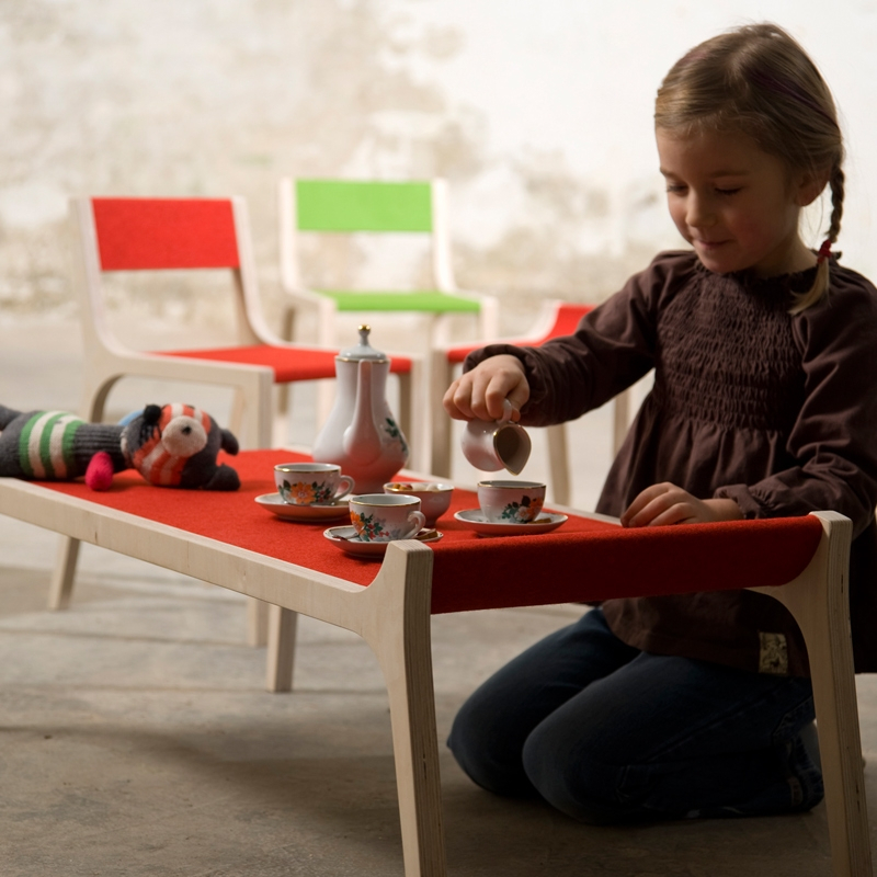 Siège enfant Banc ERYKAH Rouge SIRCH