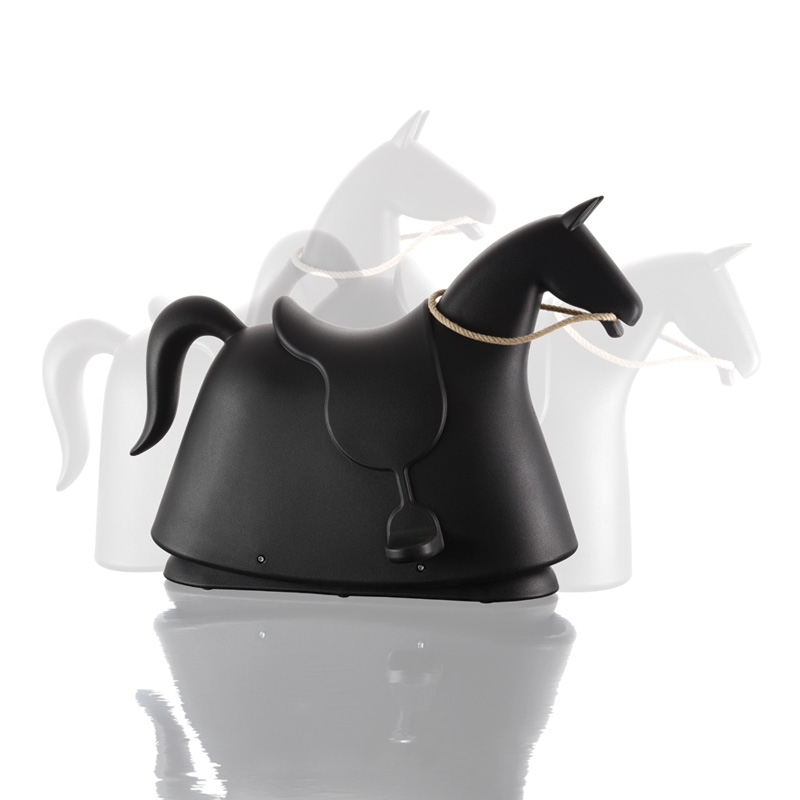 Siège enfant Cheval à bascule ROCKY Marron MAGIS