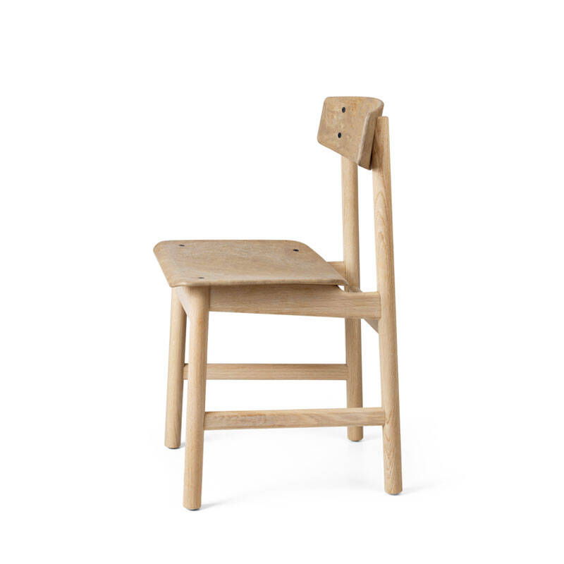 Chaise CONSCIOUS BM3162 Chêne savonné/ Coffee waste Light MATER