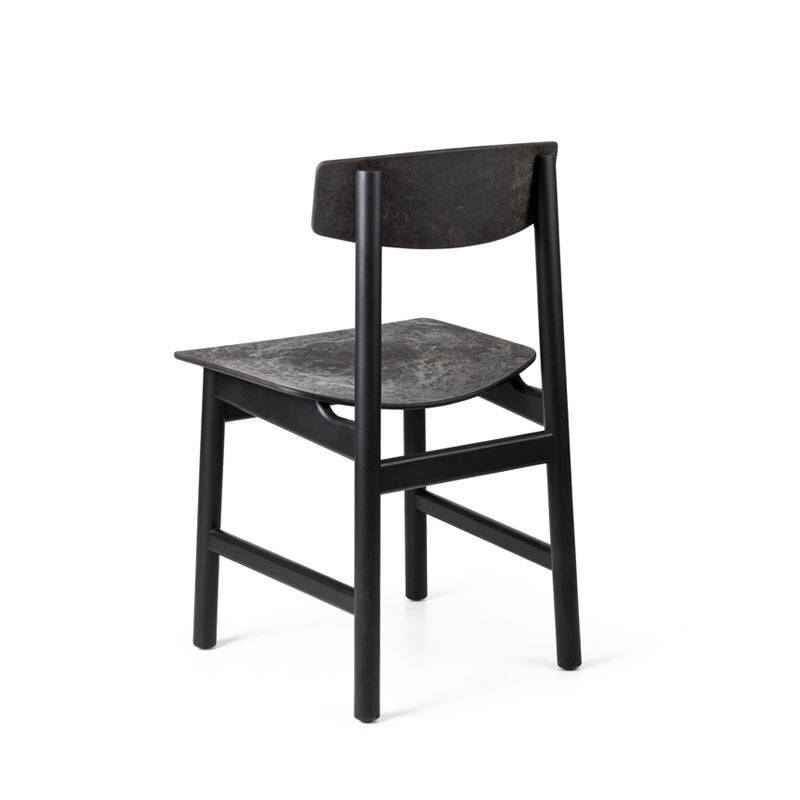 Chaise CONSCIOUS BM3162 Hêtre noir/ Coffee waste Black MATER