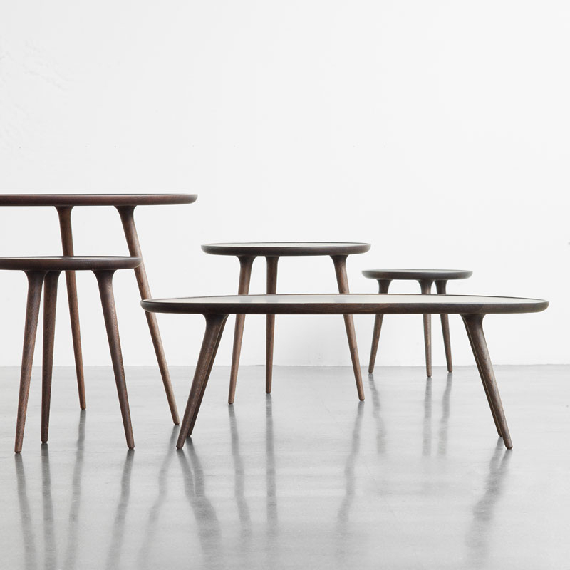 Table basse ACCENT Oval Chêne laqué mat MATER