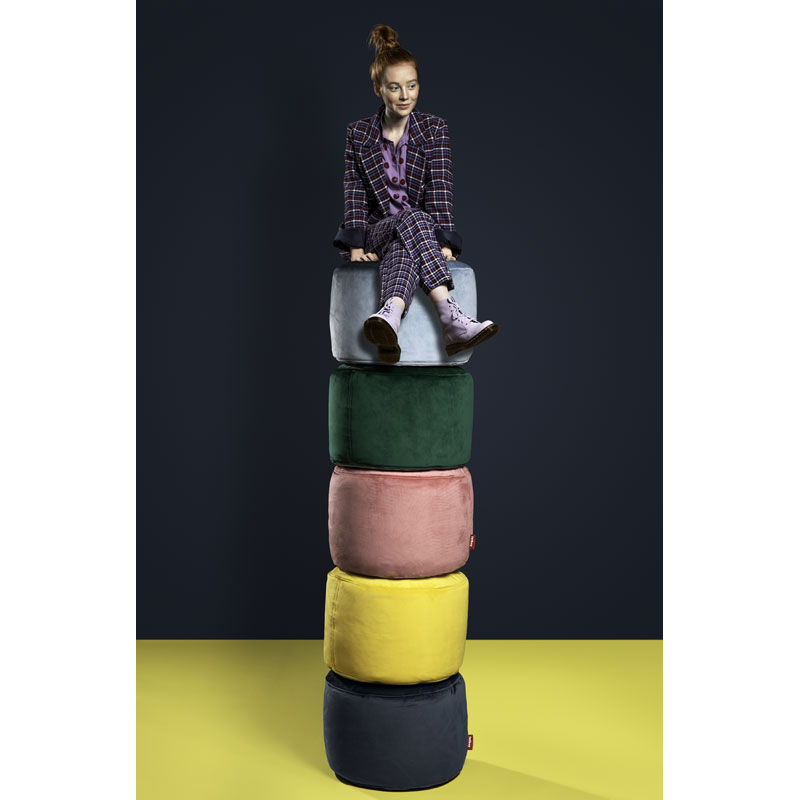 Pouf POINT VELVET Taupe FATBOY