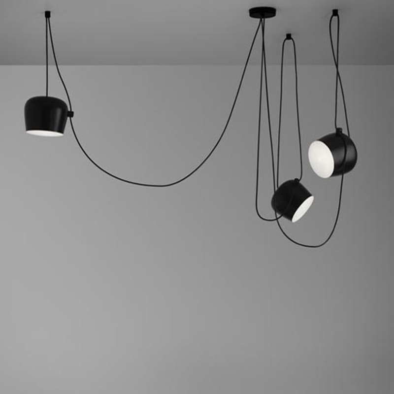 Accessoire luminaire AIM Rosace multiple Noir FLOS