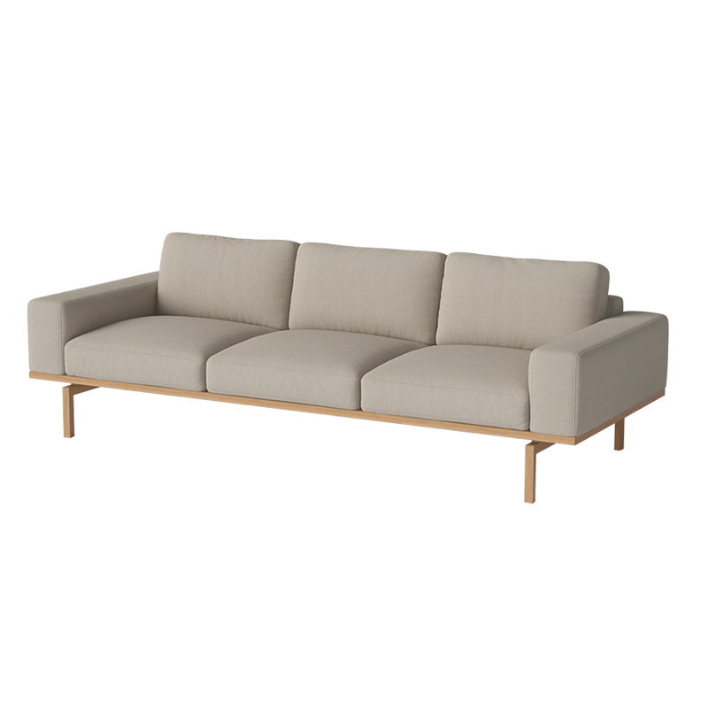 Canapé ELTON 3 places Soil Sand BOLIA