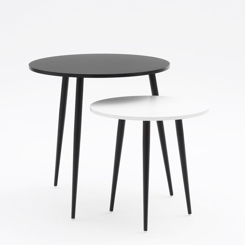 Table d'appoint guéridon SOHO Ø 50 Noir COEDITION
