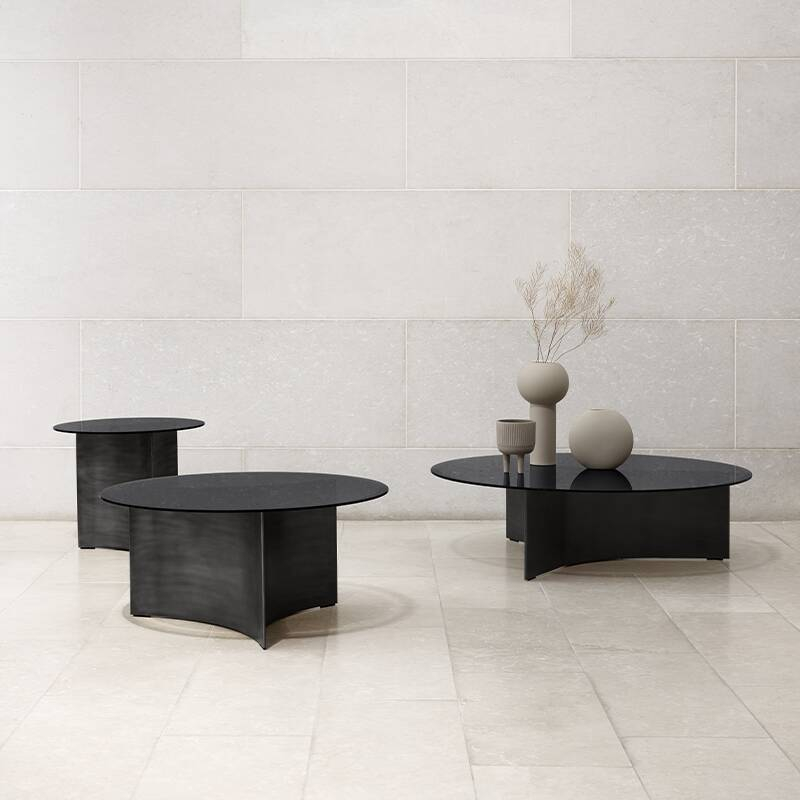 Table d'appoint guéridon ARC Small Noir WENDELBO