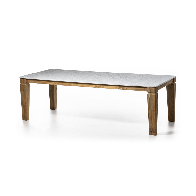 Table extérieur Table JEKO 34 Marbre blanc GERVASONI