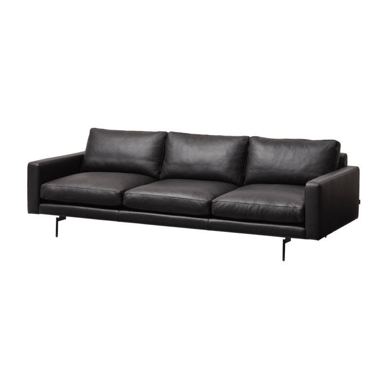 Canapé EDGE V1 3 places profondeur 90 Faith noir WENDELBO