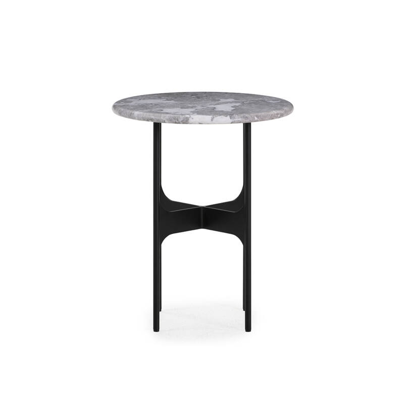 Table d'appoint guéridon FLOEMA Small Marbre Emperador gris WENDELBO