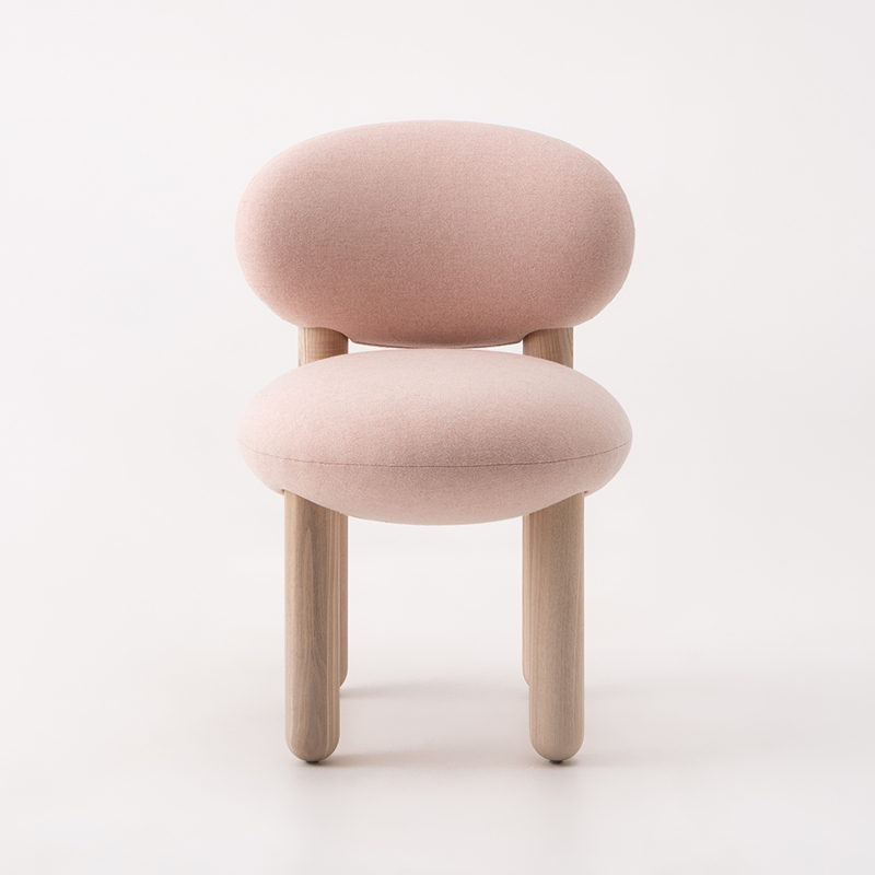 Chaise FLOCK CS2 Laine Woolland 03/ frêne naturel NOOM HOME