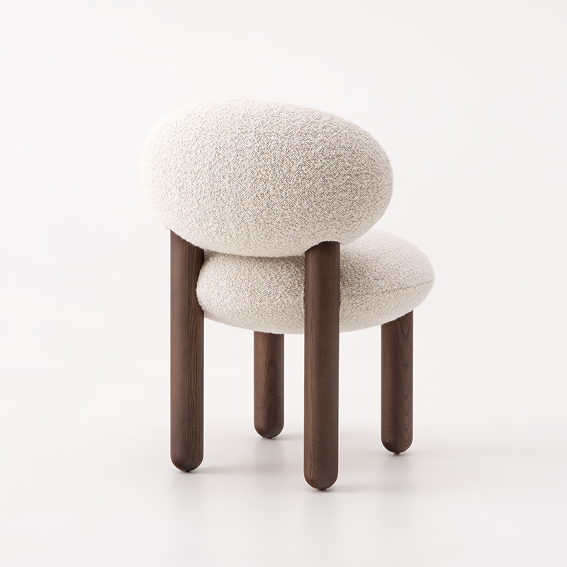 Chaise FLOCK CS2 Karakorum 007/ frêne marron NOOM HOME