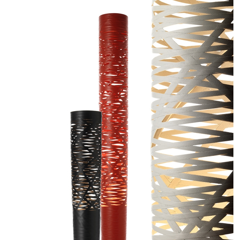 Lampadaire TRESS MEDIA Noir FOSCARINI