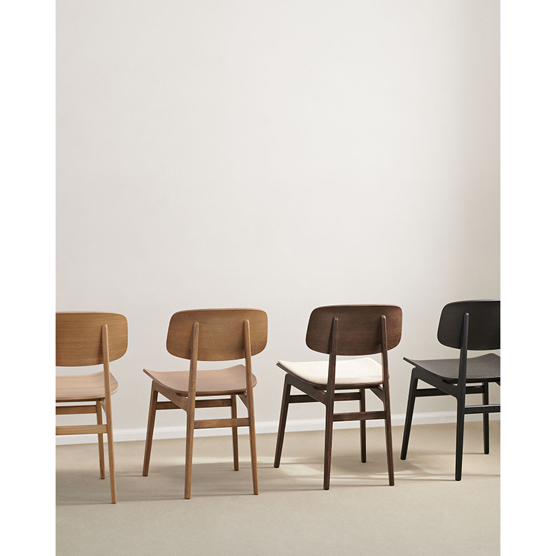 Chaise NY11 tissu Hallingdal 368/ chêne naturel NORR11