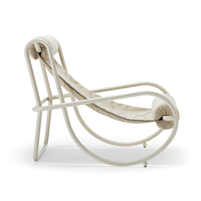 Fauteuil extérieur Fauteuil LOCUS SOLUS 1964 Beige RAL 1013 JACQUEMUS & EXTETA