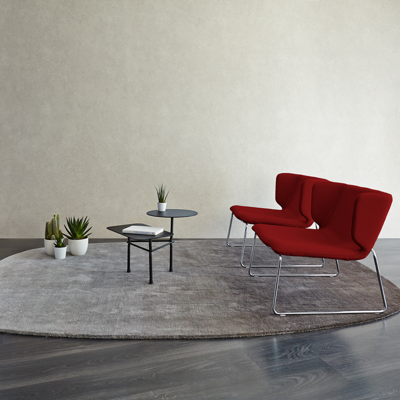 Table d'appoint guéridon TIERS MODELE A Noir VICCARBE