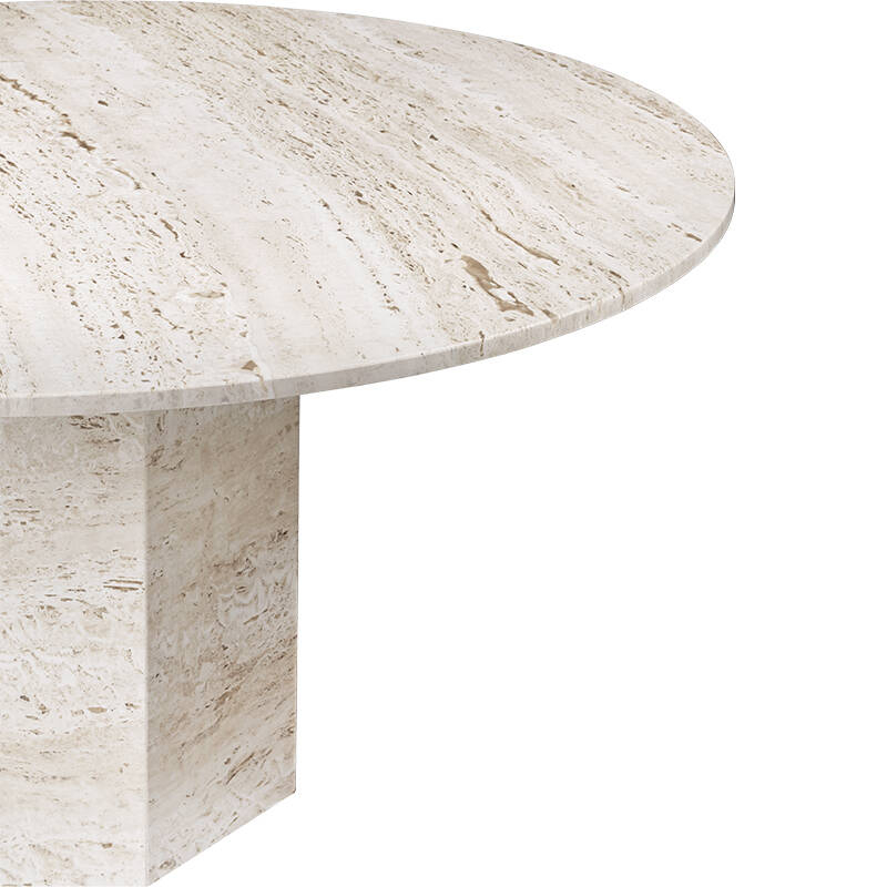 Table EPIC DINING Blanc neutre GUBI