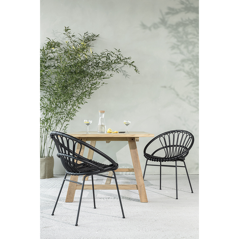 Chaise extérieur Chaise ROXANNE Camel VINCENT SHEPPARD