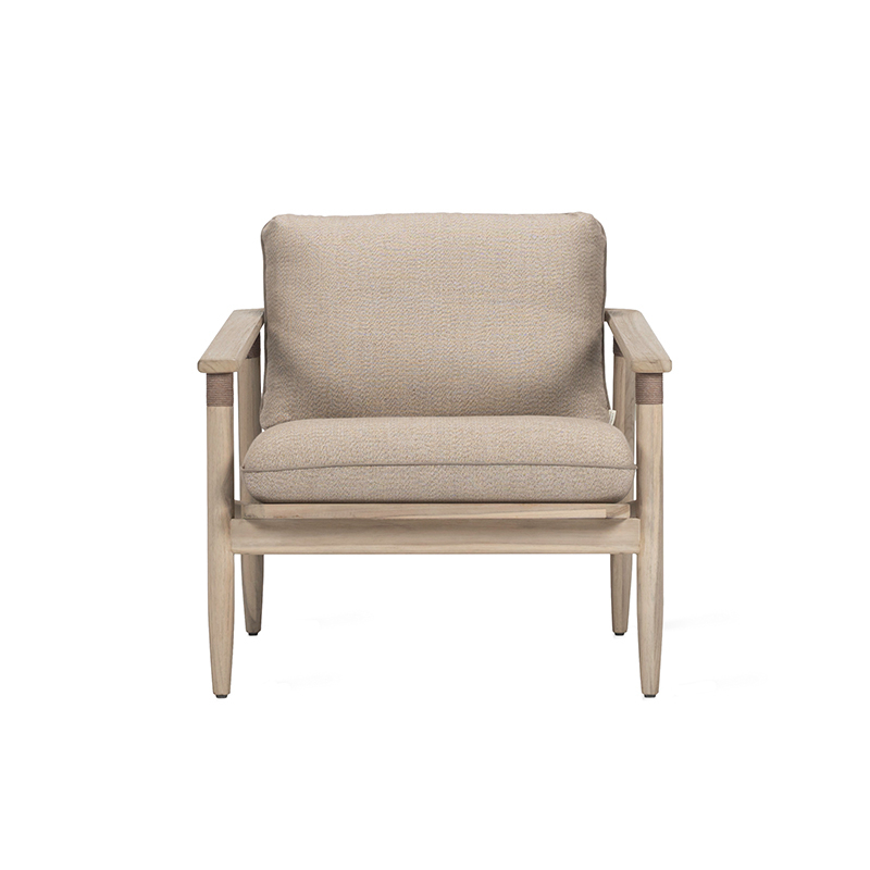 Fauteuil extérieur Fauteuil DAVID Savane Coconut  S2222 VINCENT SHEPPARD