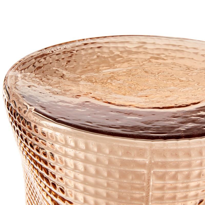 Vase Vase CORAL H 34 Rose transparent CASSINA