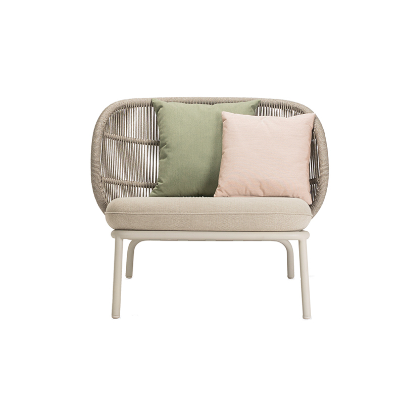 Fauteuil extérieur Fauteuil KODO Blanc Dune/ Almond VINCENT SHEPPARD