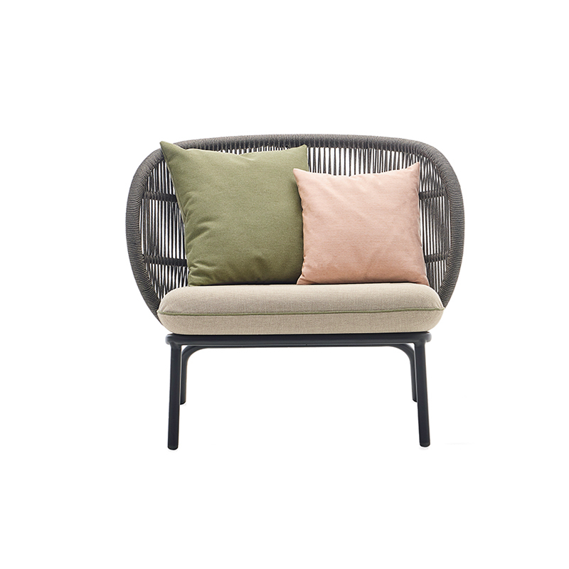 Fauteuil extérieur Fauteuil KODO Gris fossile/ Almond VINCENT SHEPPARD