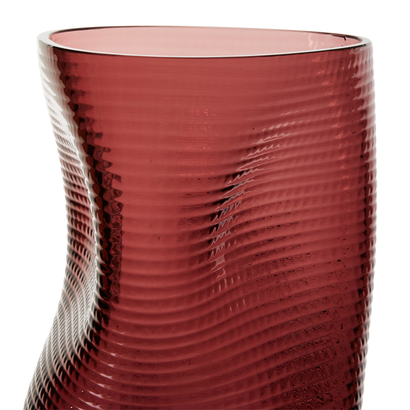 Vase Vase CORAL H 41 Amethyste transparent CASSINA