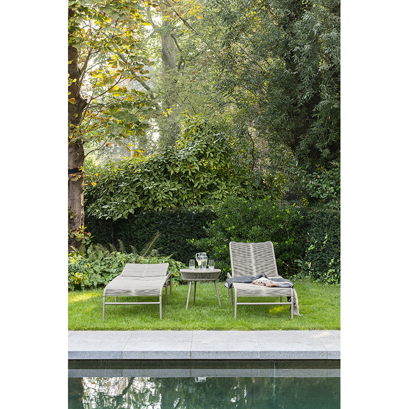 Bain de soleil, chaise longue et hamac Bain de soleil LOOP Taupe VINCENT SHEPPARD