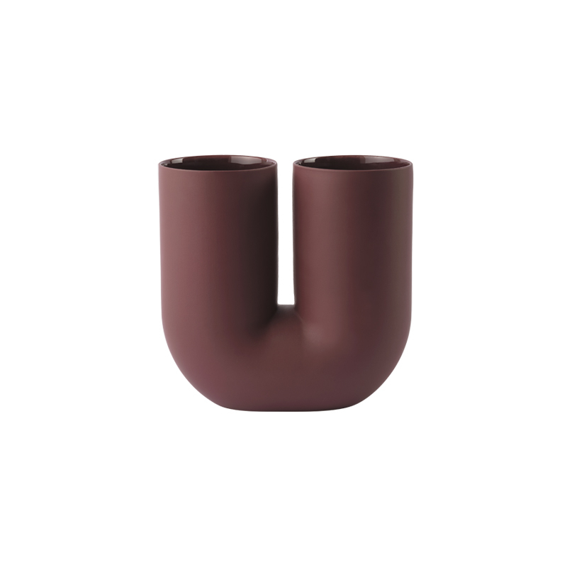 Vase Vase KINK Rouge foncé MUUTO
