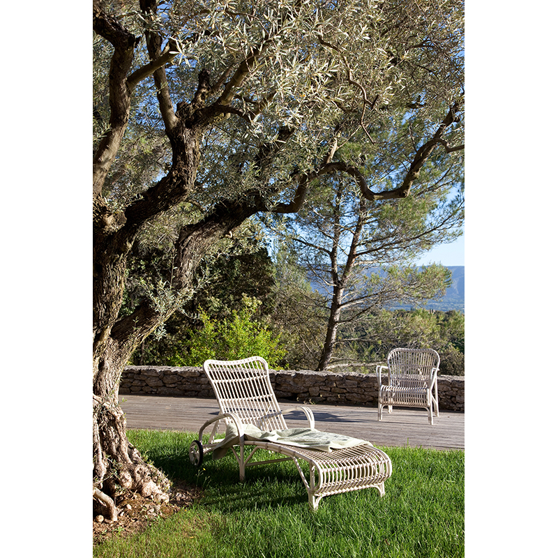 Bain de soleil, chaise longue et hamac Bain de soleil LUCY Blanc cassé VINCENT SHEPPARD