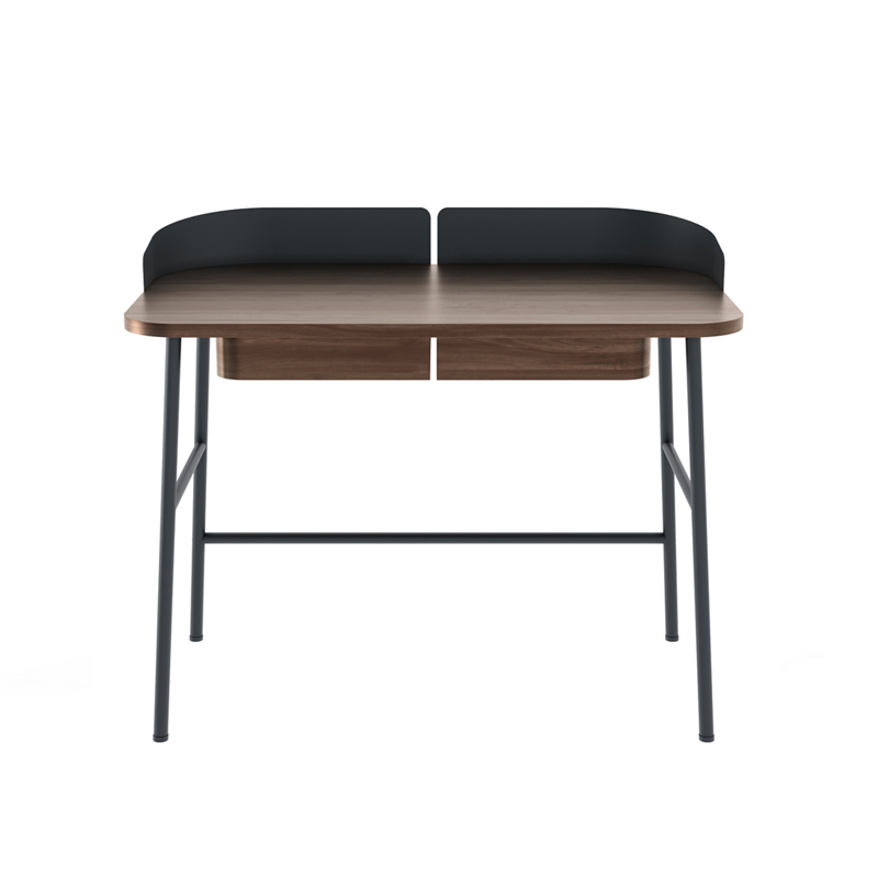 Bureau VICTOR Noyer/ Gris ardoise HARTO