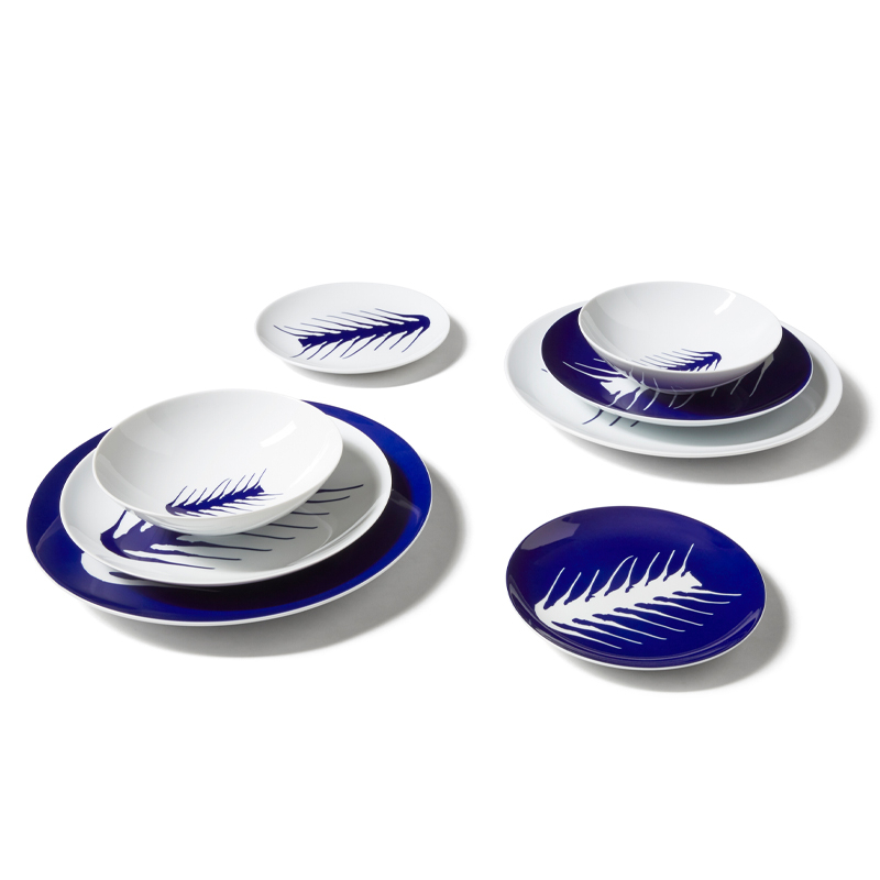 Assiette Set de 2 assiettes à dessert Ø 20,5 LE MONDE DE CHARLOTTE PERRIAND CASSINA