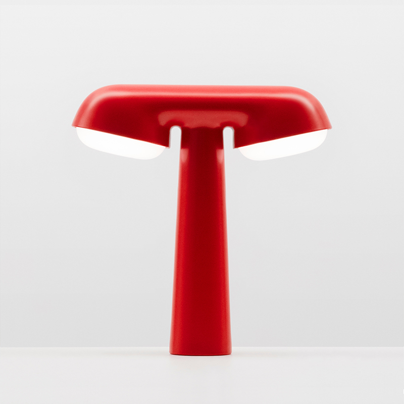 Lampe à poser TGV Rouge MOUSTACHE