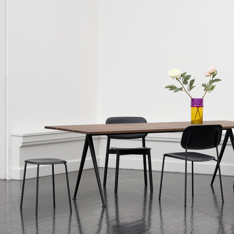 Tabouret SOFT EDGE 70 Noir HAY